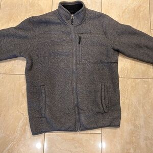 Men's Sherpa Lined Full Zip Winter Jacket Coat